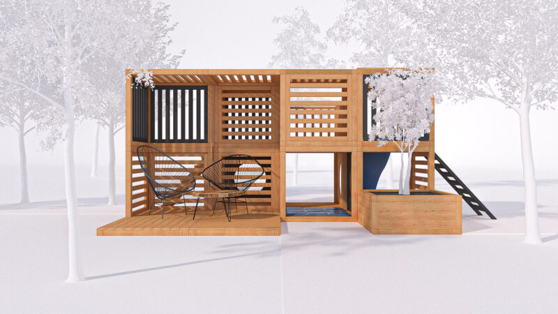 modułowy plac zabaw