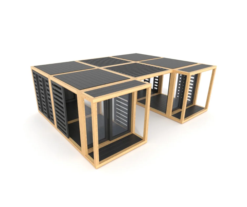 EDWARD DUO – a modern modular playground and children's playhouse - Image 3